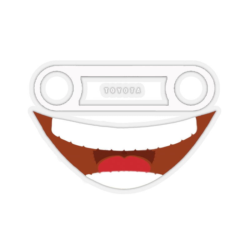 FJ40 Emoji Smile Decal Stickers Toyota Land Cruiser Gift for Car Guys by Reefmonkey