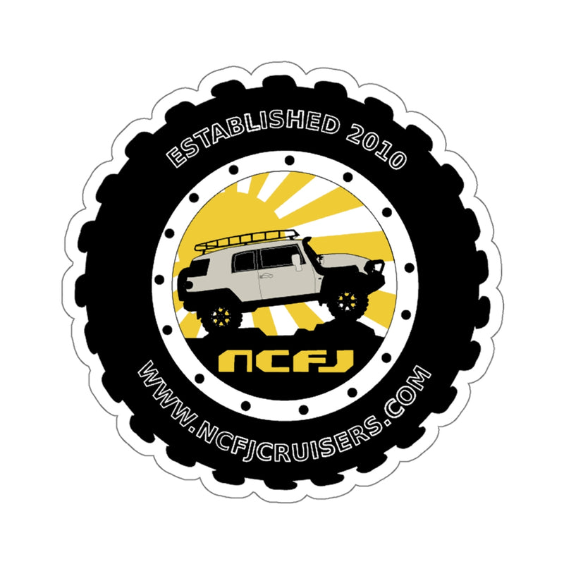 NCFJ Cruisers Kiss-Cut Sticker by Reefmonkey