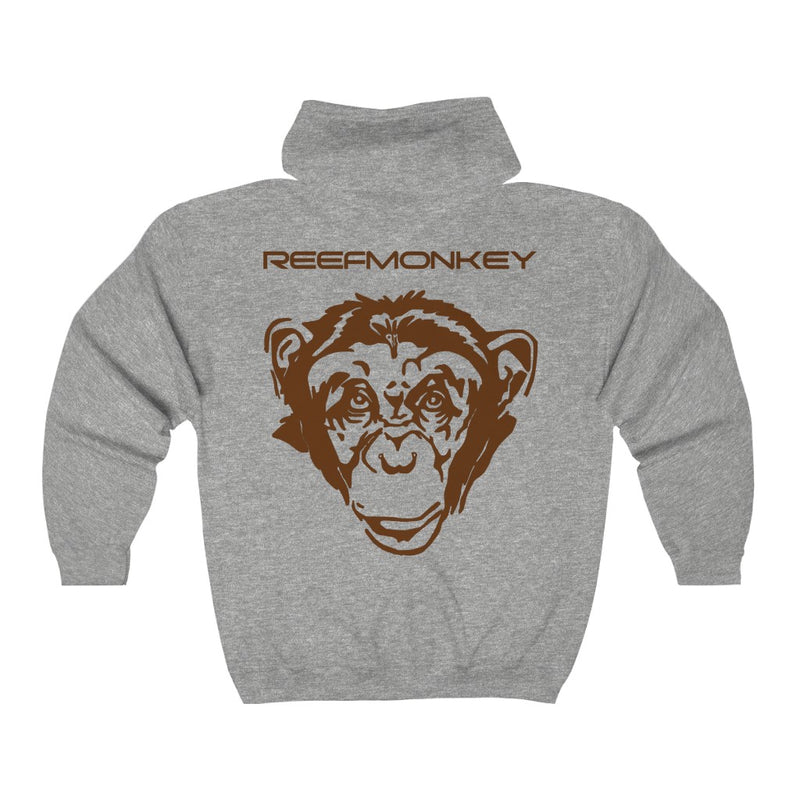 Monkey Hoodie - Reefmonkey HEAVYWEIGHT full zip hoodie