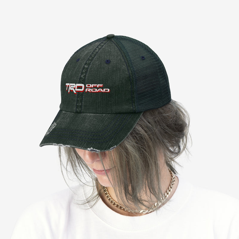 Toyota TRD Off Road - Embroidered Distressed Trucker hat