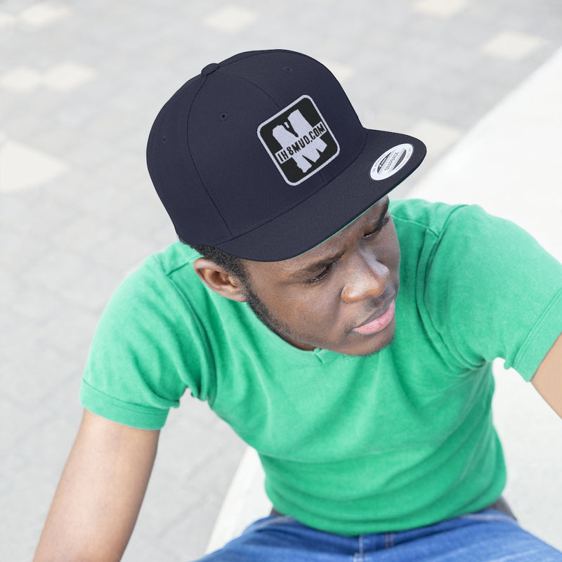 IH8MUD - Ebroidered Flat Brim Snapback Hat - By Reefmonkey partner IH8MUD