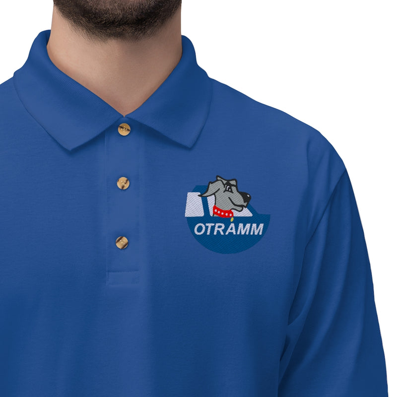 OTRAMM Embroidered Polo Shirt FJ60 Land Cruiser and Dog Knit Knit Polo Shirt