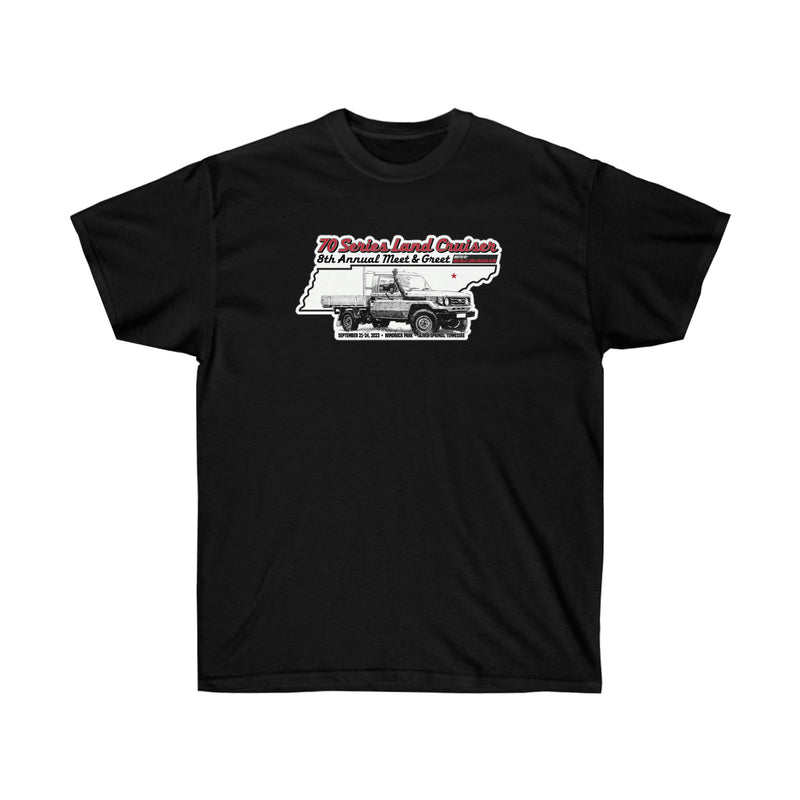 8th Annual 70 Series Meet and Greet - Event T-shirt - By Red Hills Land Cruiser Club