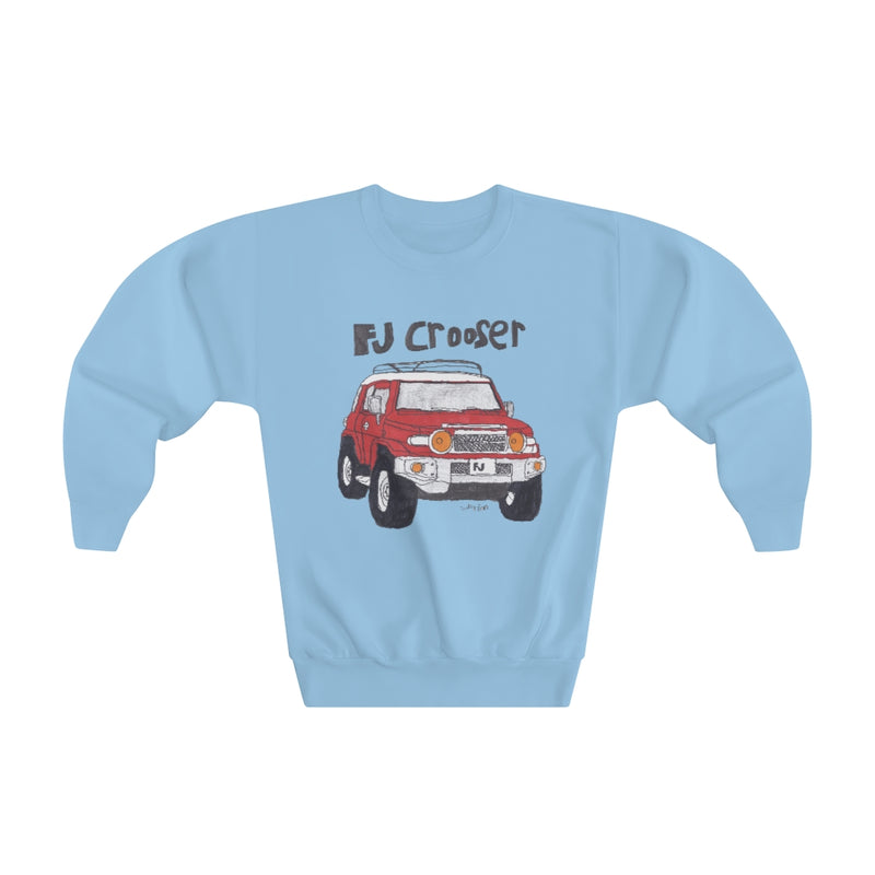 FJ Crooser / FJ Cruiser Kids Art Youth Crewneck Sweatshirt