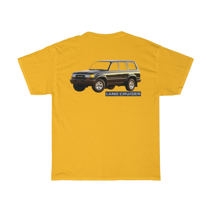 Land Cruiser FJ80/FZJ80 on the back TEQ on the front T shirt by Reefmonkey