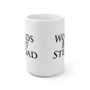 Worlds Best Step Dad Coffee Mug Fathers Day Gift by Reefmonkey