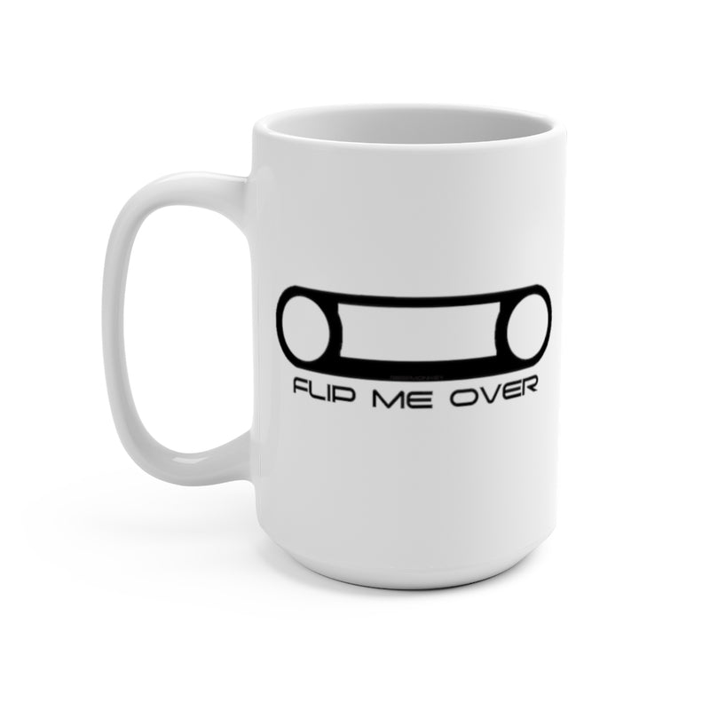 Flip Me Over Mug, Land Cruiser Coffee Cup, FJ40 Coffee Cup, Upside Down Bezel Coffee Mug,  Reefmonkey