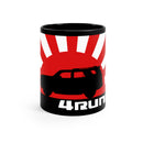 4Runner Coffee Mug Rising Sun Silhouette Toyota 4runner Black mug