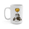 Monkey Coffee Mug Macaroni and Cheese Coffee Mug 15oz by Reefmonkey Artist Matt Lillis