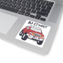 FJ Crooser / FJ Cruiser Kids Art Square Stickers