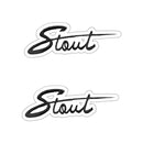 Toyota Stout "Double Stout" Logo Stickers - by Reefmonkey