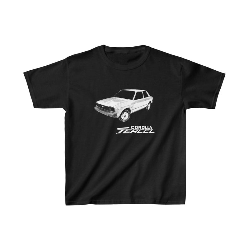 Corolla Tercel Kids Tee, Toyota Kids T shirt, Girls Tee, Boys T Shirt - Reefmonkey