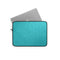 Blue Faux Leather Laptop Sleeve - Reefmonkey