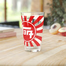 TEQ Rising Sun Old School Logo Pint Glasses Beer Glasses by Reefmonkey