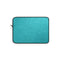 Blue Faux Leather Laptop Sleeve - Reefmonkey