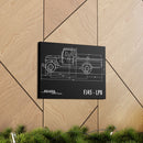 FJ45 Land Cruiser Toyota Canvas Print Wall Art Garage Office Man Cave - Reefmonkey