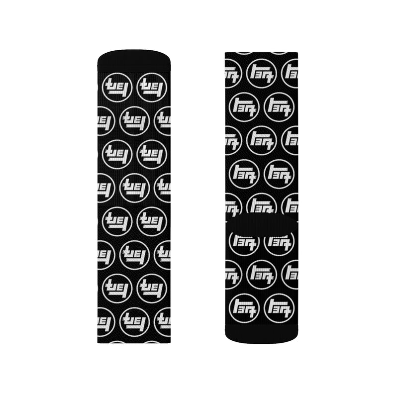 Black Teq Toyota Mens Dress Polyester Socks Toyota Gift  - Reefmonkey