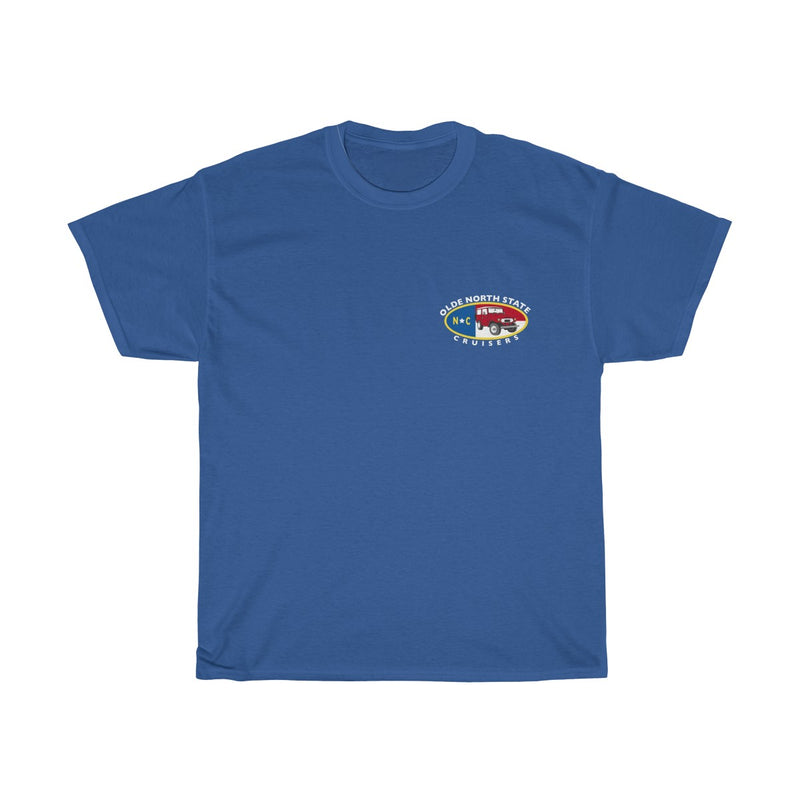 ONSC Olde North State Cruisers Land Cruiser Club Small Logo T Shirt by Reefmonkey