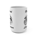 FJ40 Land Cruiser Coffee Mug 15oz "Old School Land Cruiser" by Reefmonkey Artist Matt Lillis