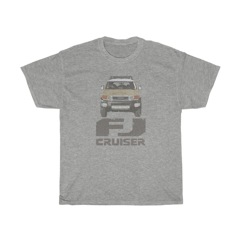 FJ Cruiser Distressed Custom Color: Quicksand Short Sleeve Tshirt