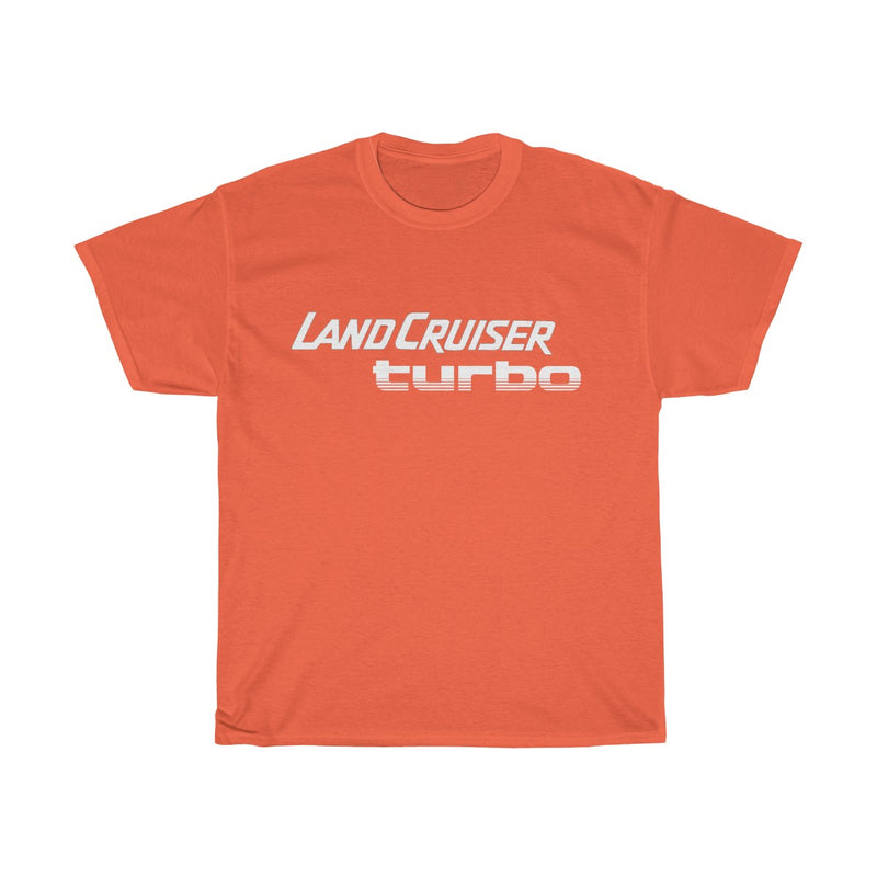 Toyota Land Cruiser Turbo T Shirt by Reefmonkey White Logo