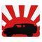 Toyota FJ Cruiser Mousepad Toyota Rising Sun Silhouette FJ Cruiser Mouse Pad