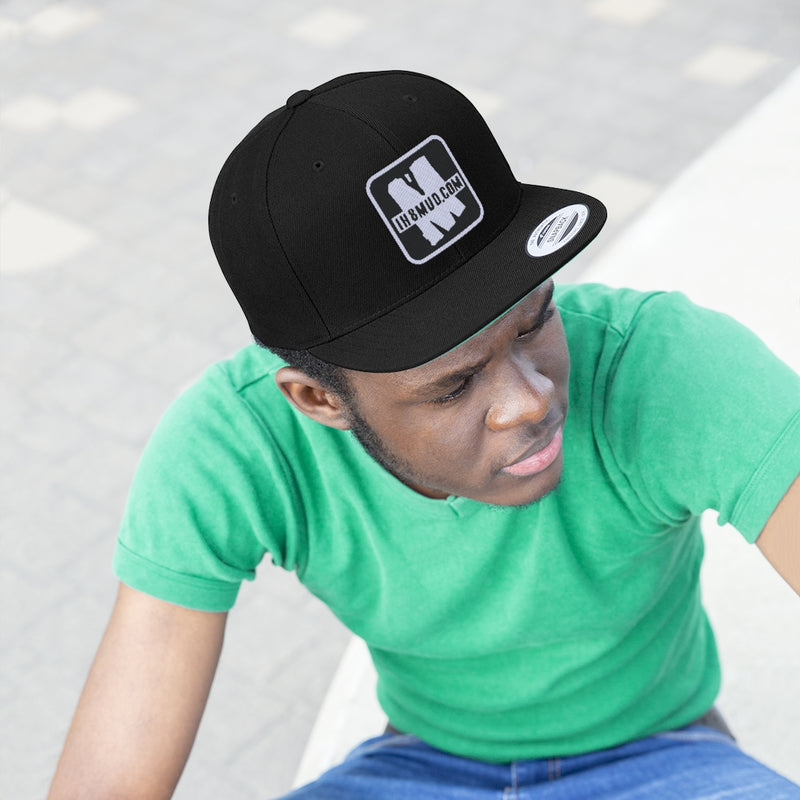 IH8MUD - Ebroidered Flat Brim Snapback Hat - By Reefmonkey partner IH8MUD
