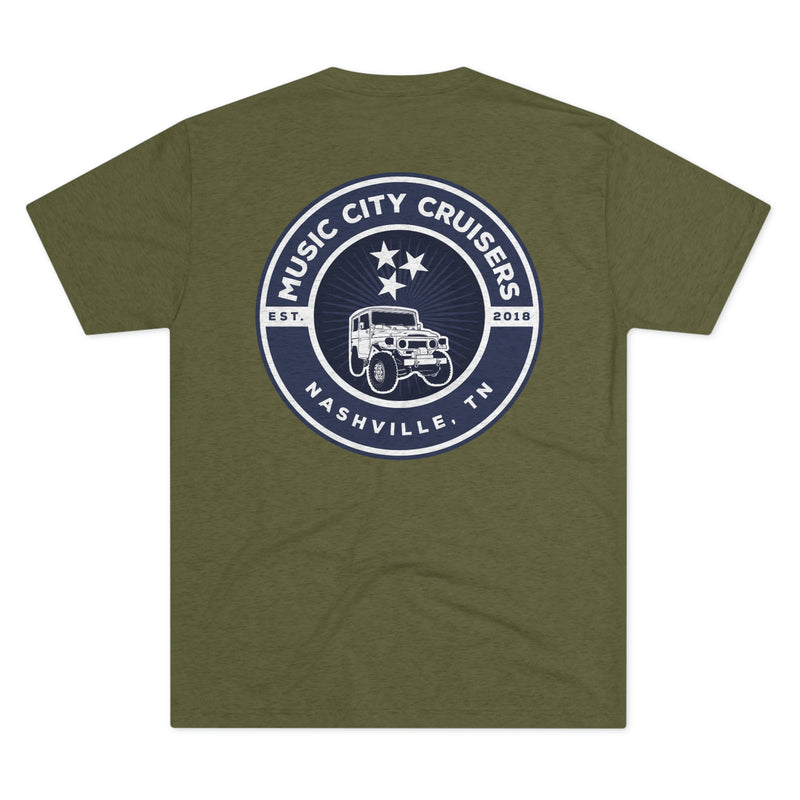 Music City Cruisers Unisex Mens Tri Blend  Premium T Shirt - Reefmonkey