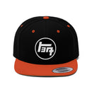 TEQ Toyota Logo Embroidered Flat Brim Hat Black Version