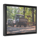 Toyota Land Cruiser FJ45/ FJ40 Artwork Framed Canvas by Alex Cortani