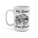 FJ40 Land Cruiser Coffee Mug 15oz "Old School Land Cruiser" by Reefmonkey Artist Matt Lillis