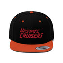 Upstate Cruisers - Embroidered Flat Brim Snapback Hat by Reefmonkey Land Cruiser Club Hat