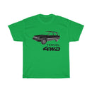 Toyota Tercel 4WD Black Logo T-shirt by Reefmonkey