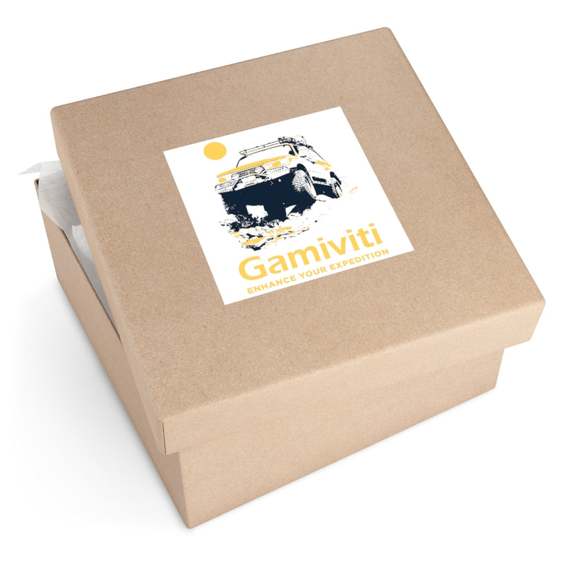Gamiviti 80 Series Land Cruiser Vinyl Square Sticker - Reefmonkey