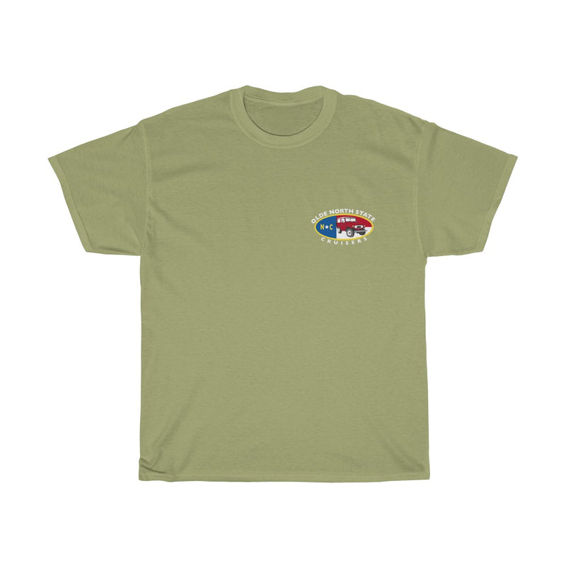 ONSC Olde North State Cruisers Land Cruiser Club Small Logo T Shirt by Reefmonkey