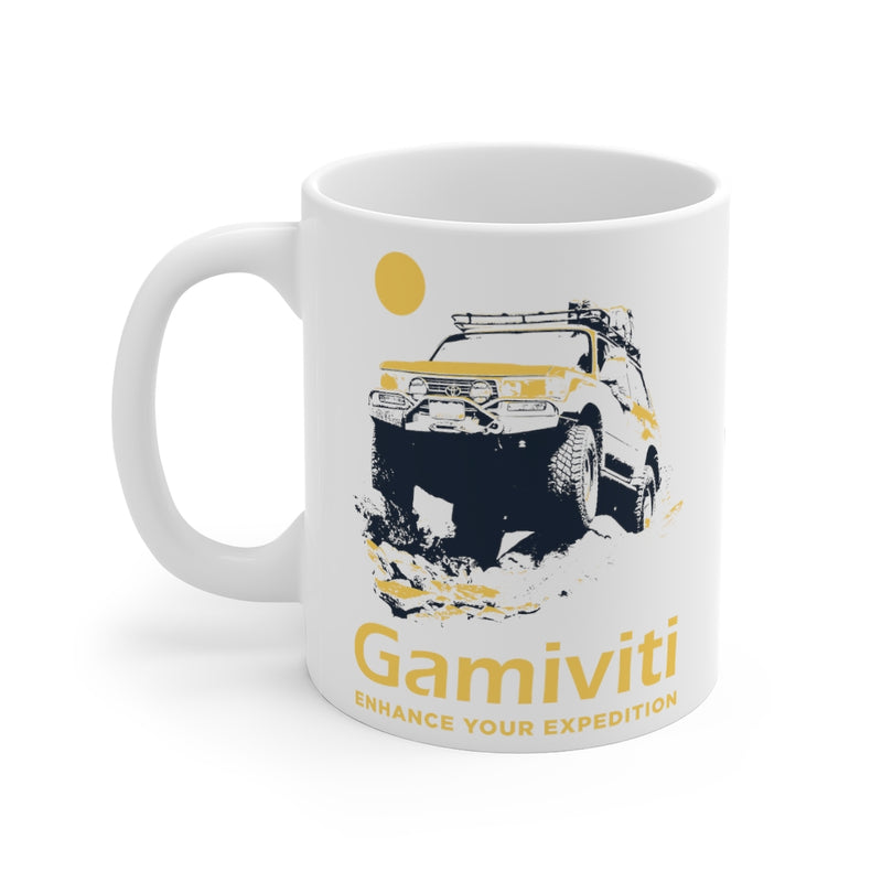 Gamiviti Land Cruiser 80 Series Coffee Mug - Color Version - Reefmonkey