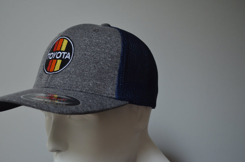 Toyota Fitted Premium Hat Flexfit Melange Mesh Back Trucker Hat