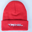TRD Off Road Knitted Embroidered Knit Beanie Toboggan Winter Hat