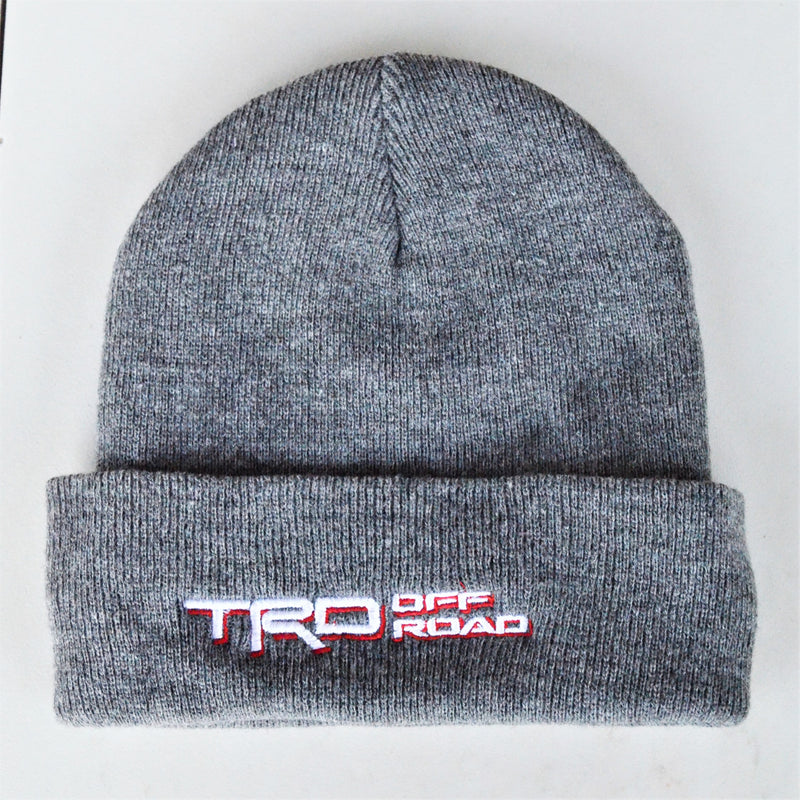 TRD Off road Knitted Embroidered Knit Beanie Tobogan Winter Hat