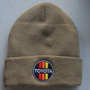 Toyota 3 Stripe Logo Beanie Toboggan Mens Winter Hat Gift