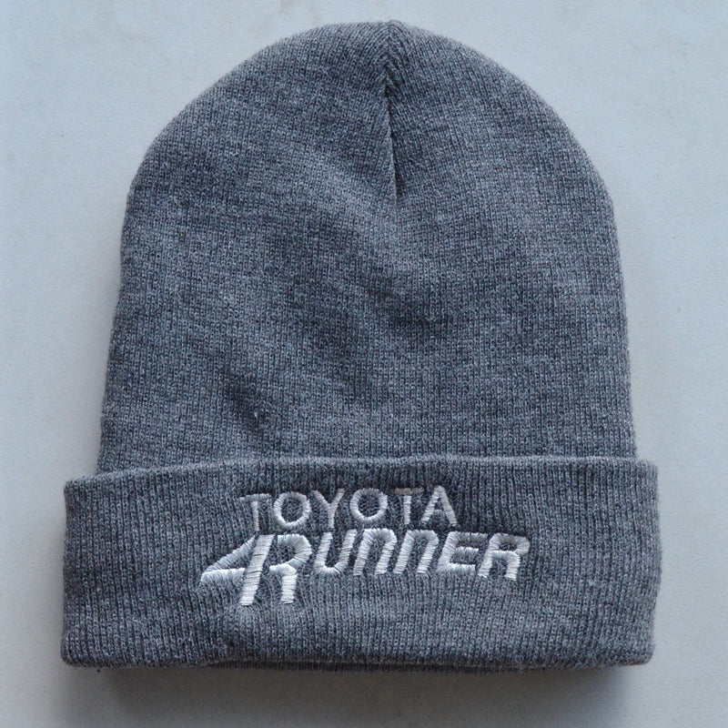 4 Runner Toyota Knitted Embroidered Knit Beanie Toboggan Winter Hat