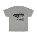 Toyota Tercel 4WD Black Logo T-shirt by Reefmonkey