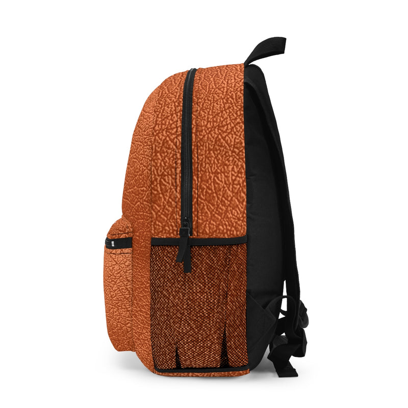 Orange Leather Backpack (Made in USA) by Reefmonkey