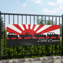 Garage banner Toyota Land Cruiser Mancave Decoration