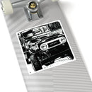 FJ40 Land Cruiser Square Sticker Decal