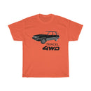 Toyota Tercel 4WD Black Logo T-shirt by Reefmonkey