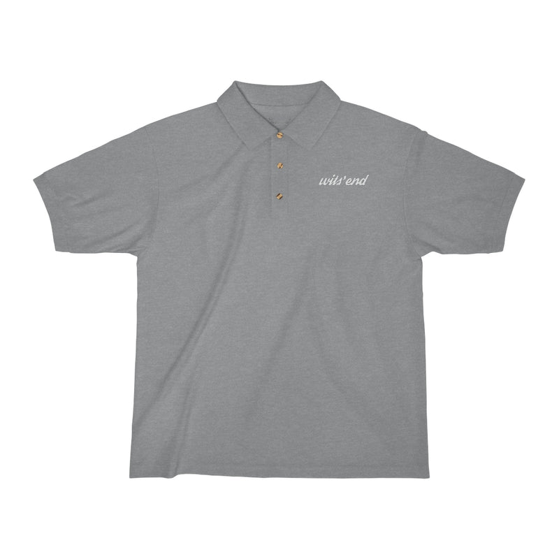 Wit's End Embroidered Men's Jersey Polo Shirt
