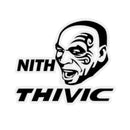 Honda Civic Mike Tyson Sticker "Nith Thivic" decal
