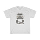 FJ Cruiser Distressed Custom Color: Iceberg Short Sleeve Tshirt