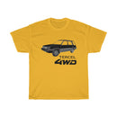 Toyota Tercel 4WD Black Logo T-shirt by Reefmonkey